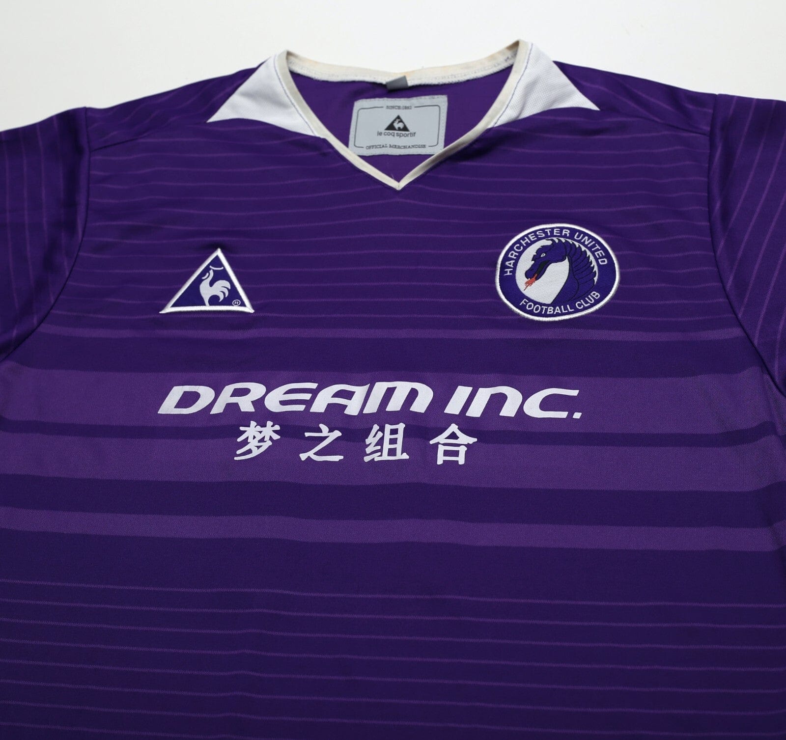 2003/04 DAVENPORT #11 Harchester United Vintage LCS Home Football Shirt (M)