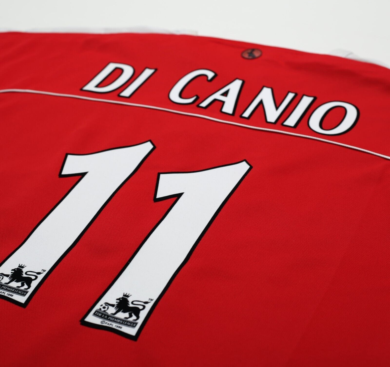 2003/04 DI CANIO #11 Charlton Athletic Vintage Joma Home Football Shirt (XL)