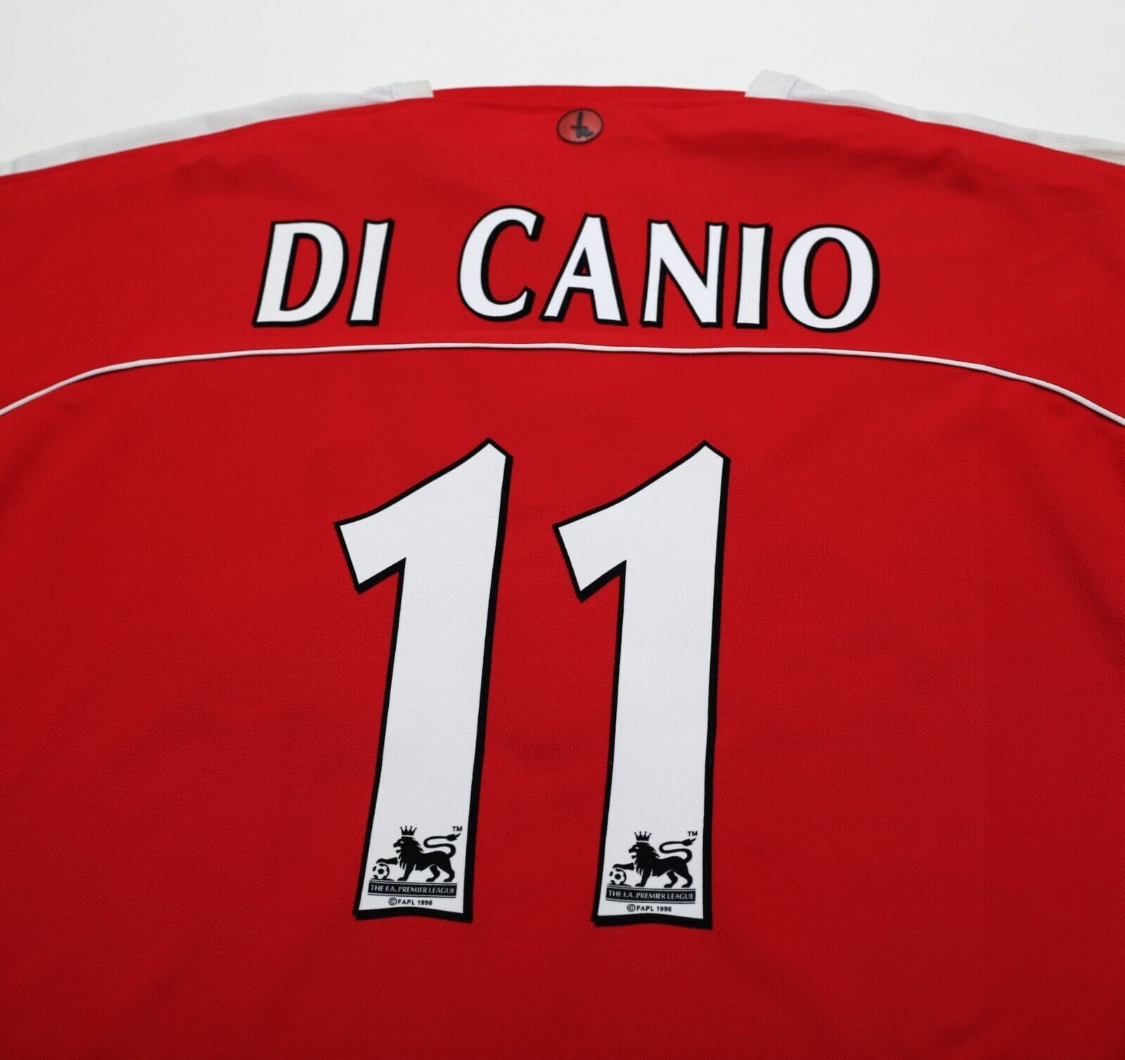 2003/04 DI CANIO #11 Charlton Athletic Vintage Joma Home Football Shirt (XL)