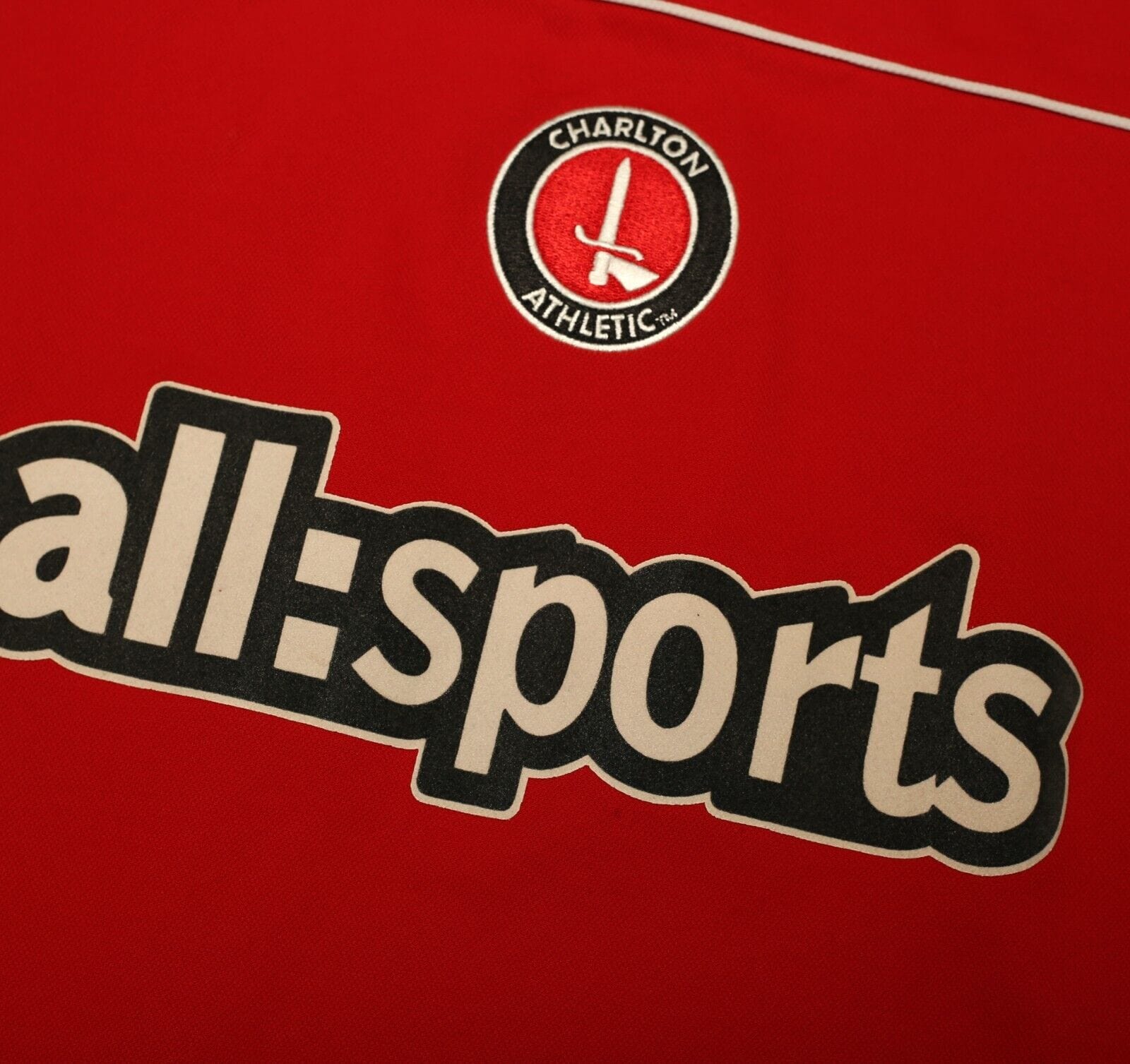 2003/04 DI CANIO #11 Charlton Athletic Vintage Joma Home Football Shirt (XL)