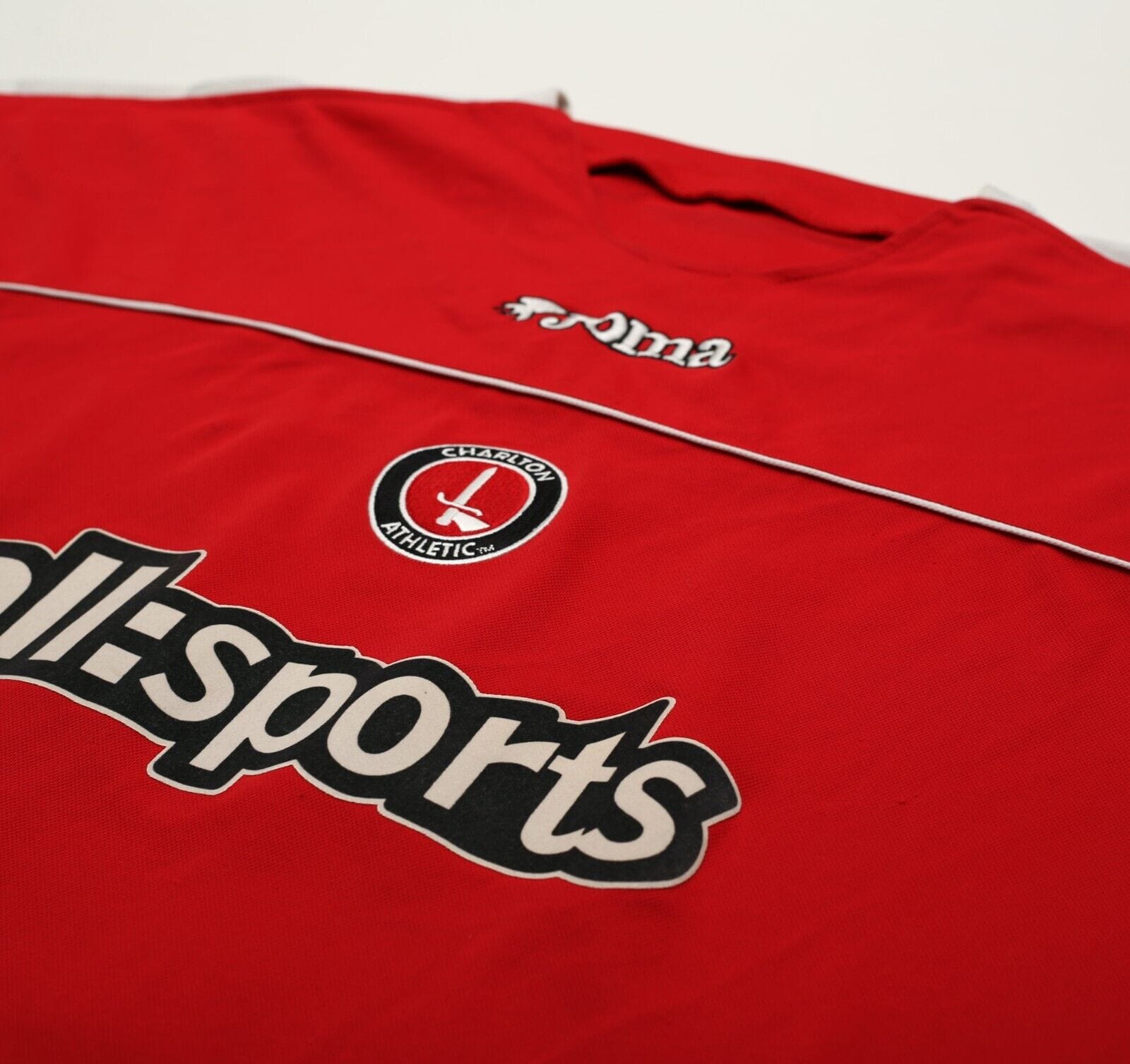 2003/04 DI CANIO #11 Charlton Athletic Vintage Joma Home Football Shirt (XL)