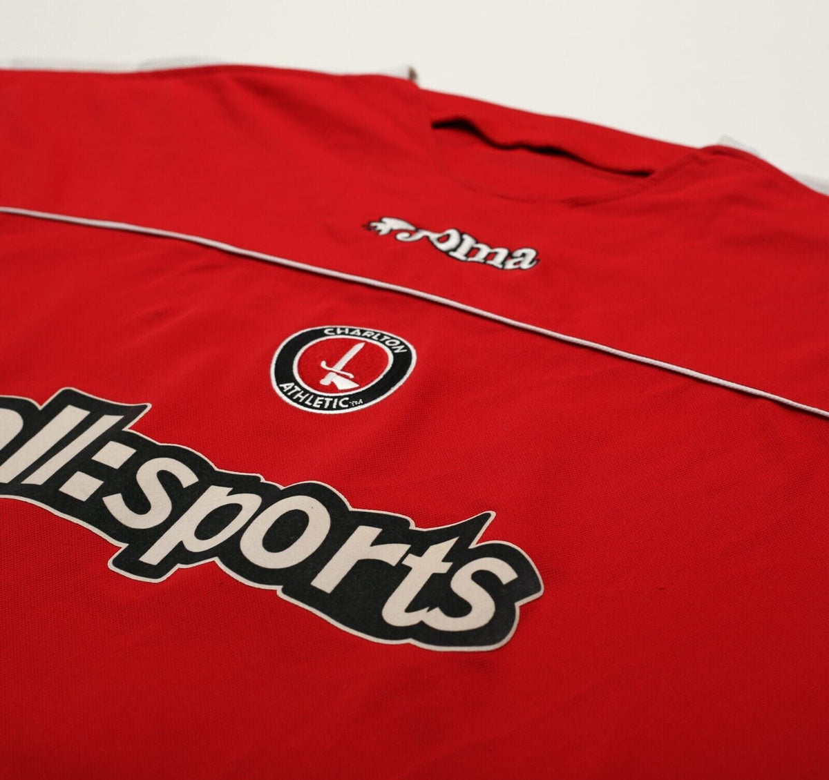 2003/04 DI CANIO #11 Charlton Athletic Vintage Joma Home Football Shirt (XL)