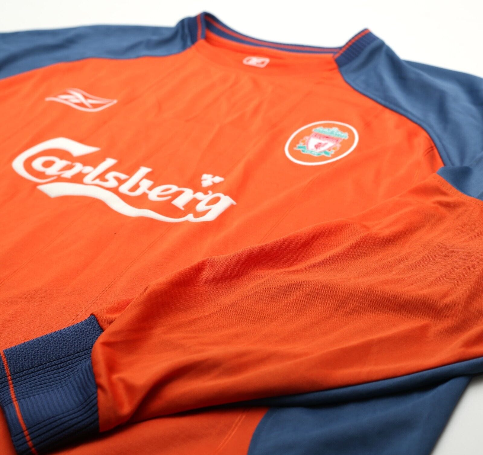 2003/04 DUDEK #1 Liverpool Vintage Reebok GK Football Shirt (XXL)