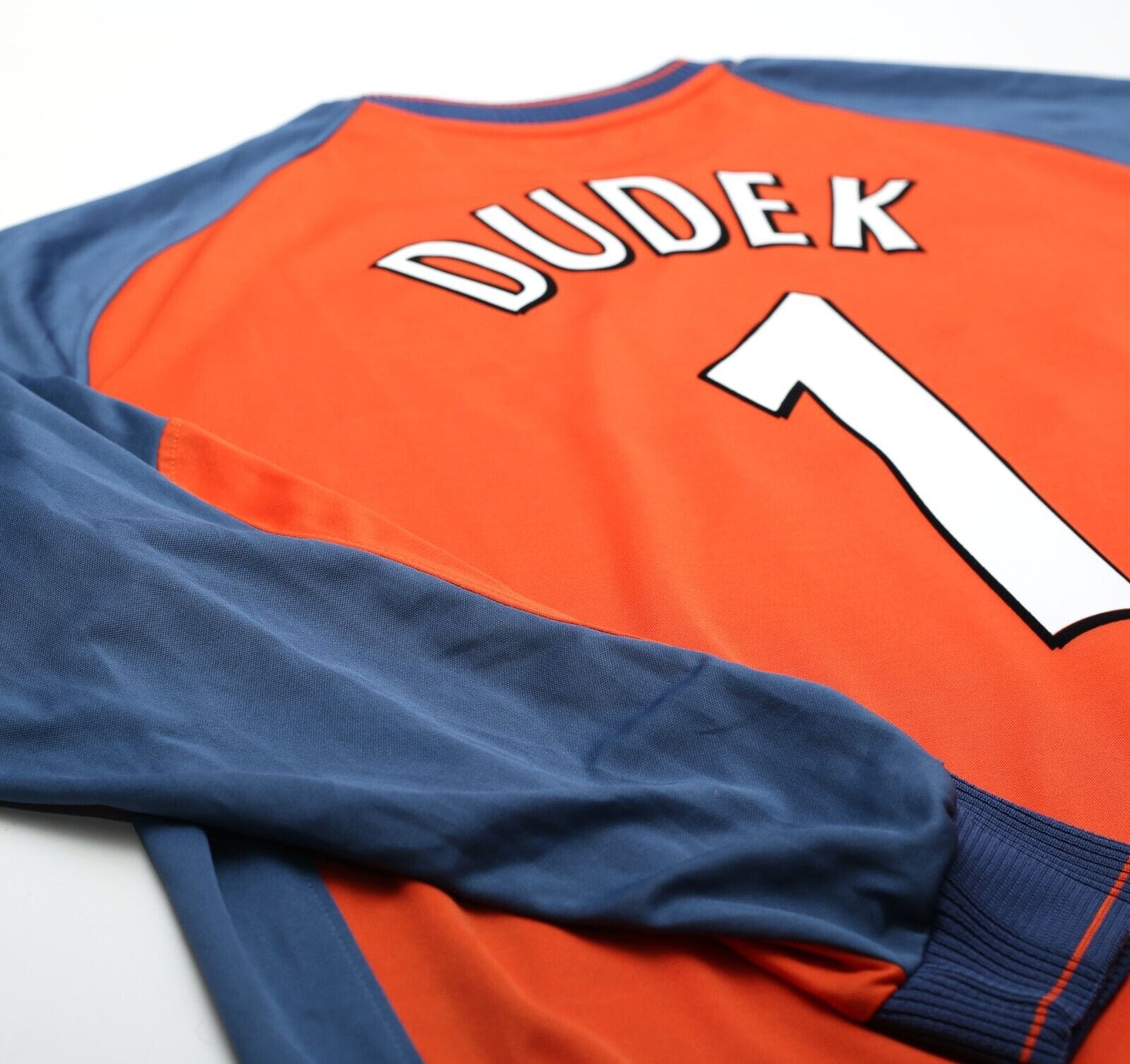 2003/04 DUDEK #1 Liverpool Vintage Reebok GK Football Shirt (XXL)