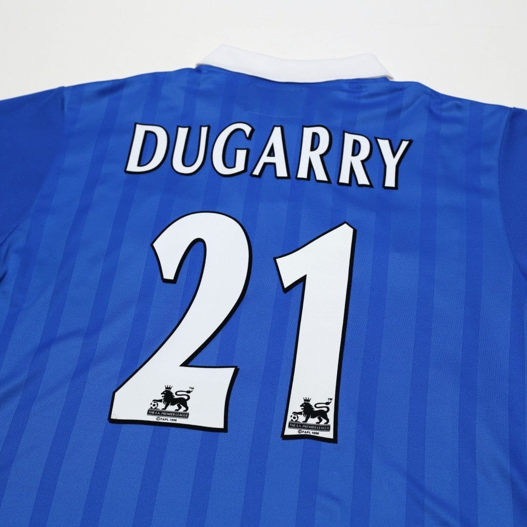 2003/04 Dugarry #21 Birmingham City Vintage LCS Home Football Shirt (L)