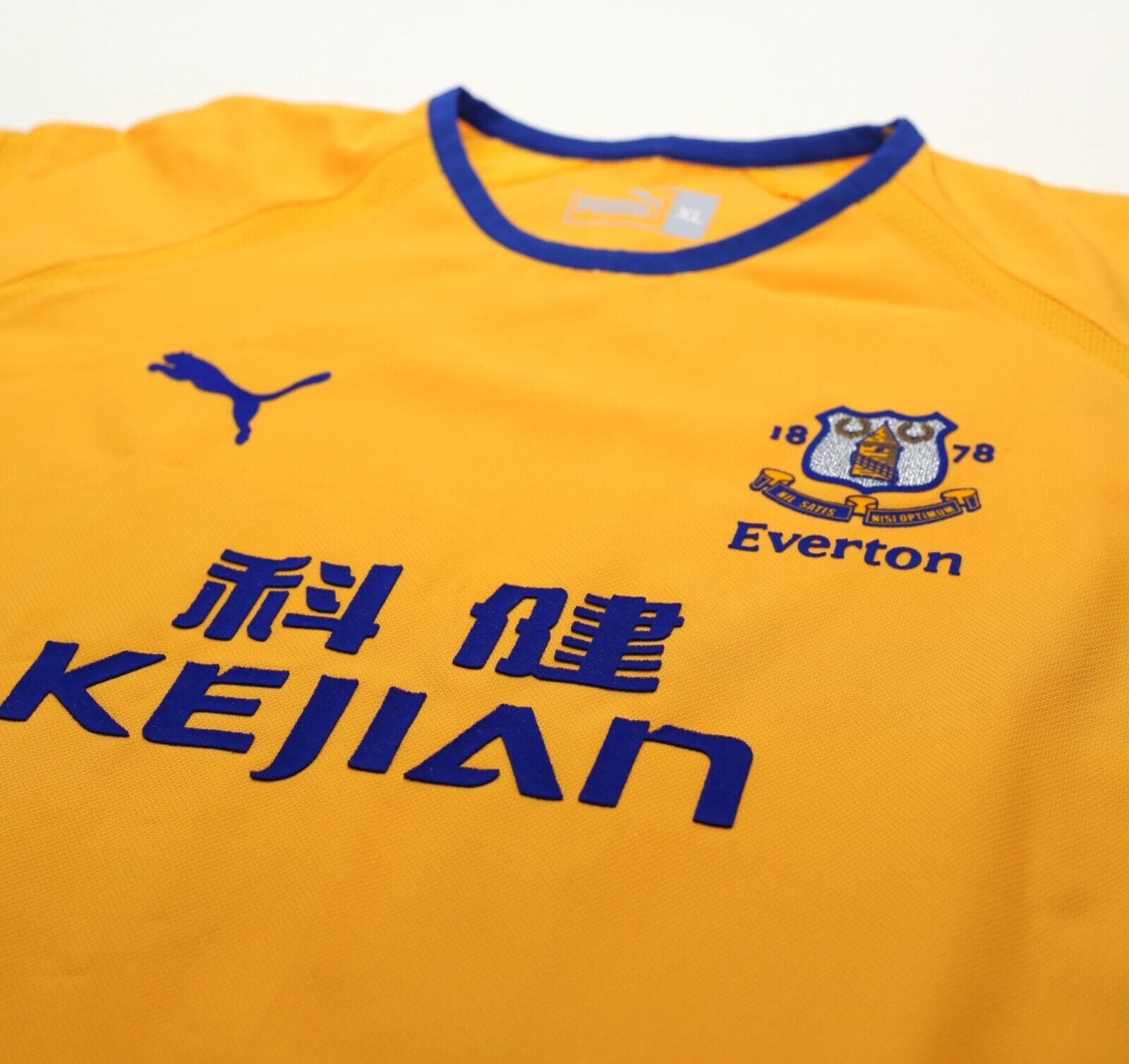 Puma Everton kejian Tシャツ Everton 2002-03 Kejian Puma Junior Home Football Shirt | eBay