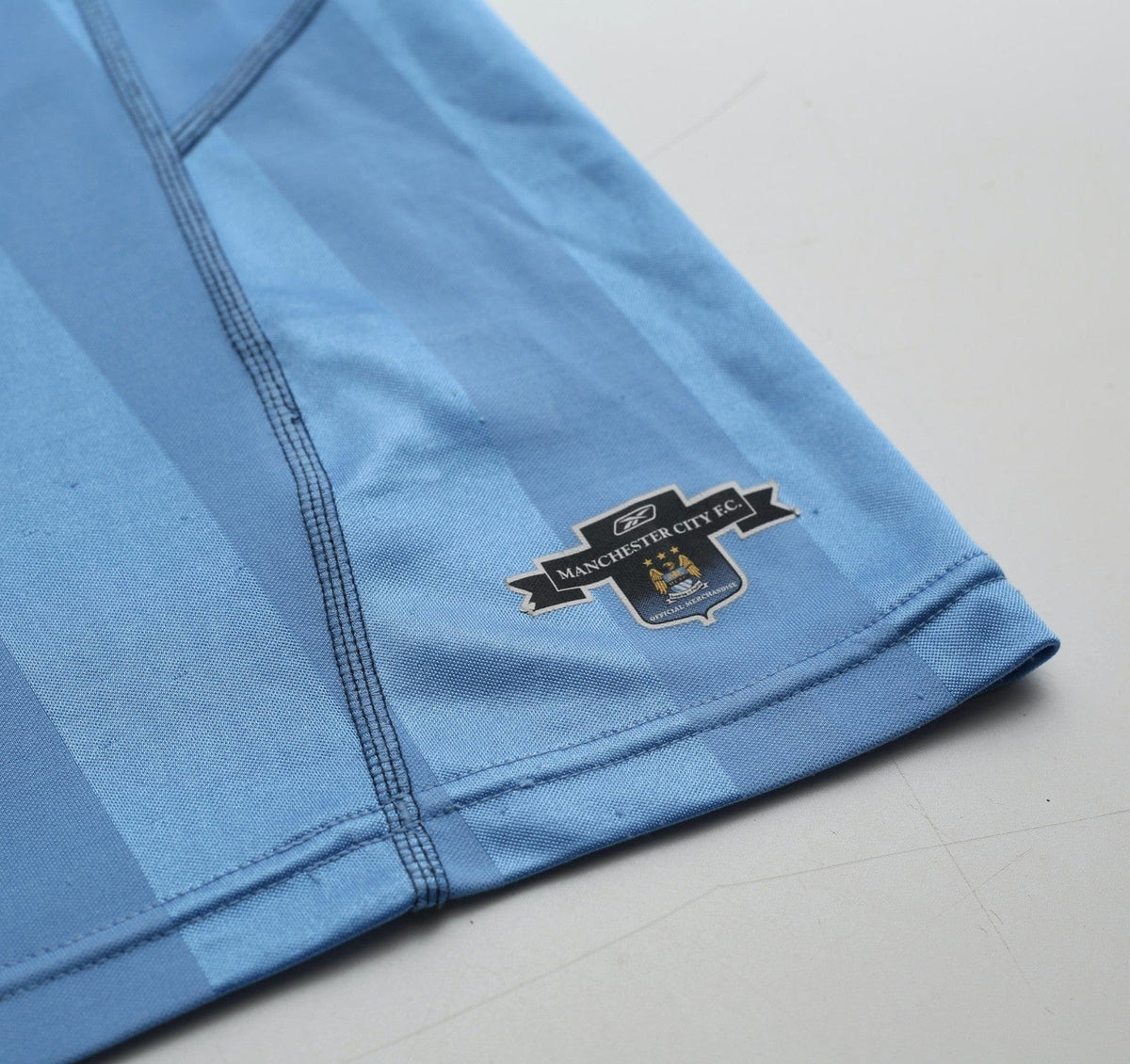 2003/04 FOWLER #8 Manchester City Vintage Reebok Home Football Shirt (S)