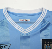 2003/04 FOWLER #8 Manchester City Vintage Reebok Home Football Shirt (S)
