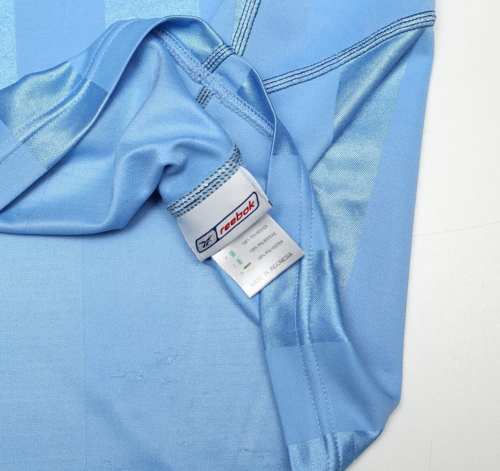 2003/04 FOWLER #8 Manchester City Vintage Reebok Home Football Shirt (S)