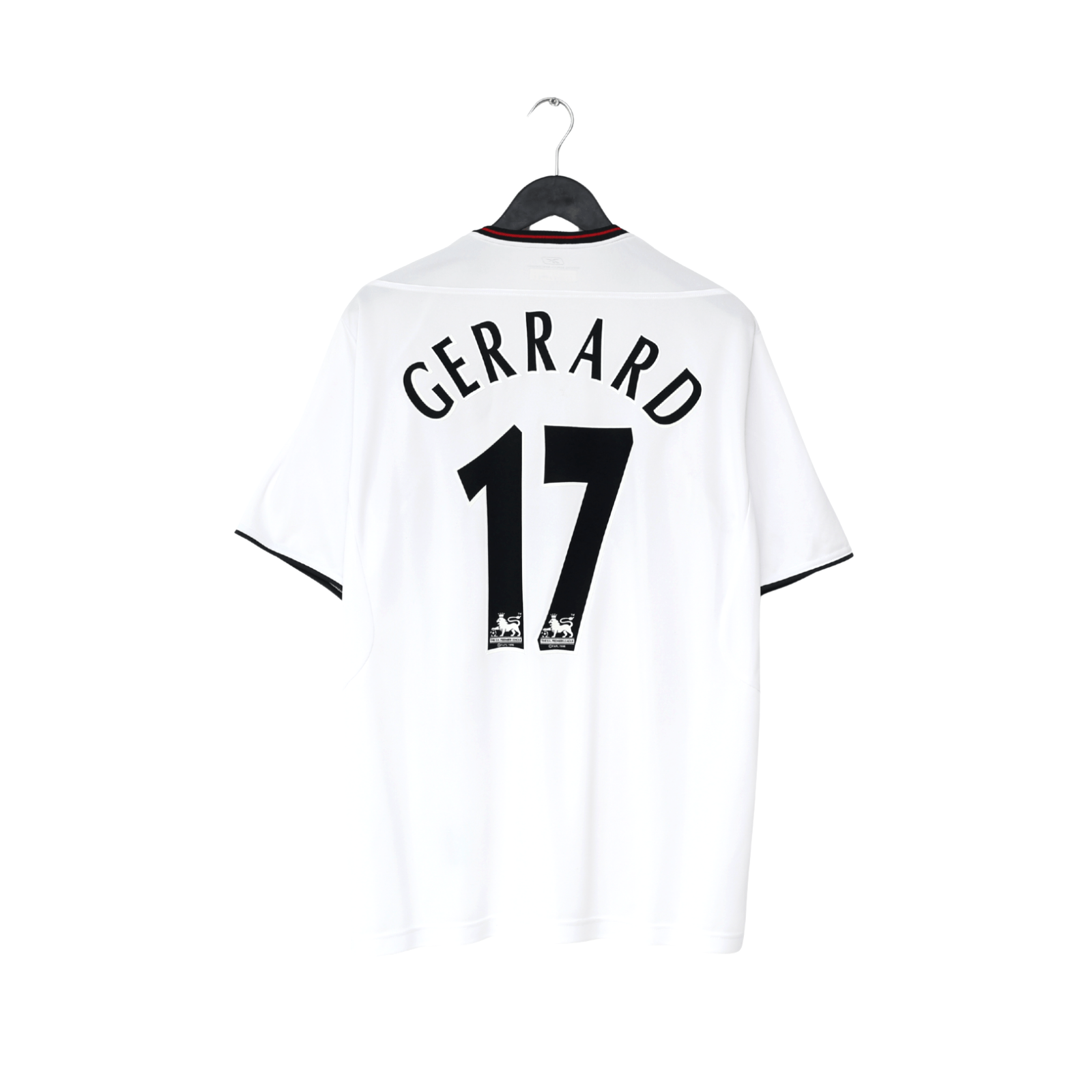 2003/04 GERRARD #17 Liverpool Vintage Reebok Away Football Shirt (L)