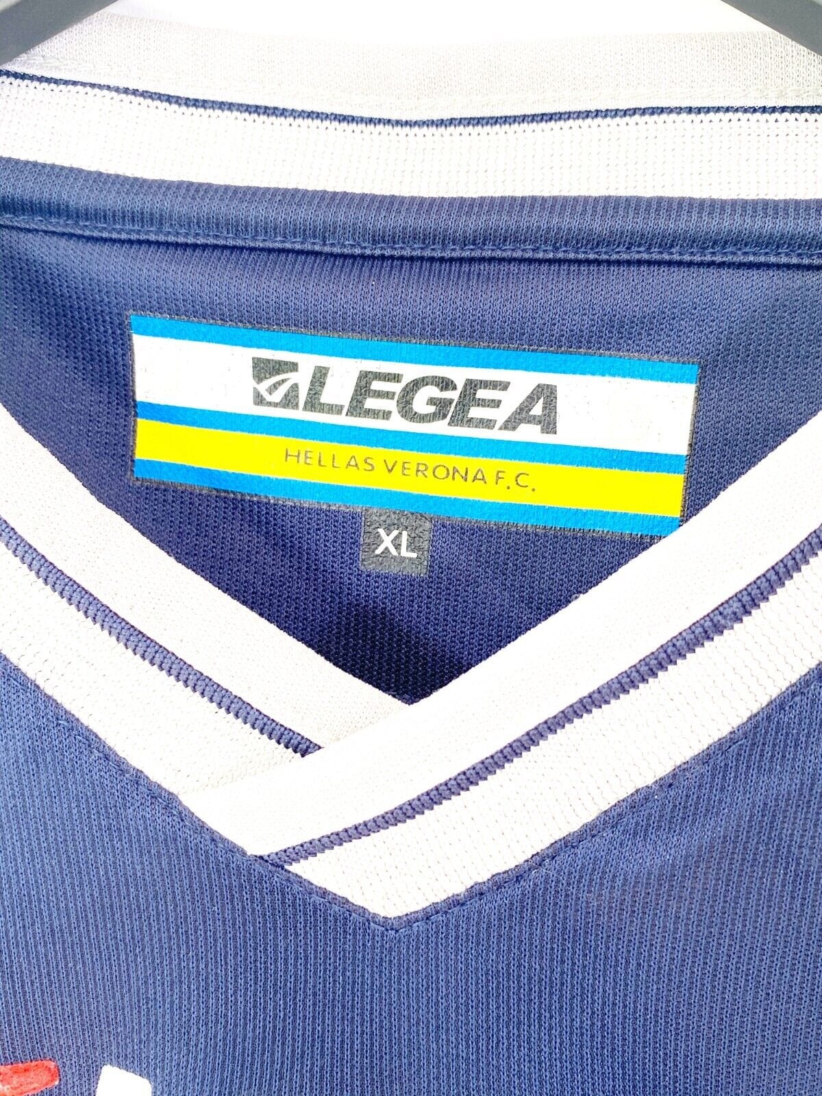 2003/04 HELLAS VERONA Vintage Legea Training Football Shirt Jersey (XL)