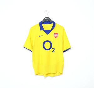 2003/04 HENRY #14 Arsenal Vintage Nike Away Football Shirt Jersey (S)