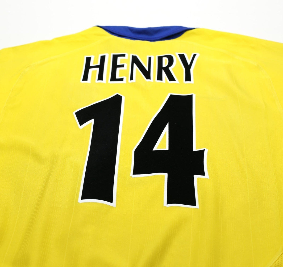 2003/04 HENRY #14 Arsenal Vintage Nike Away Football Shirt (L)