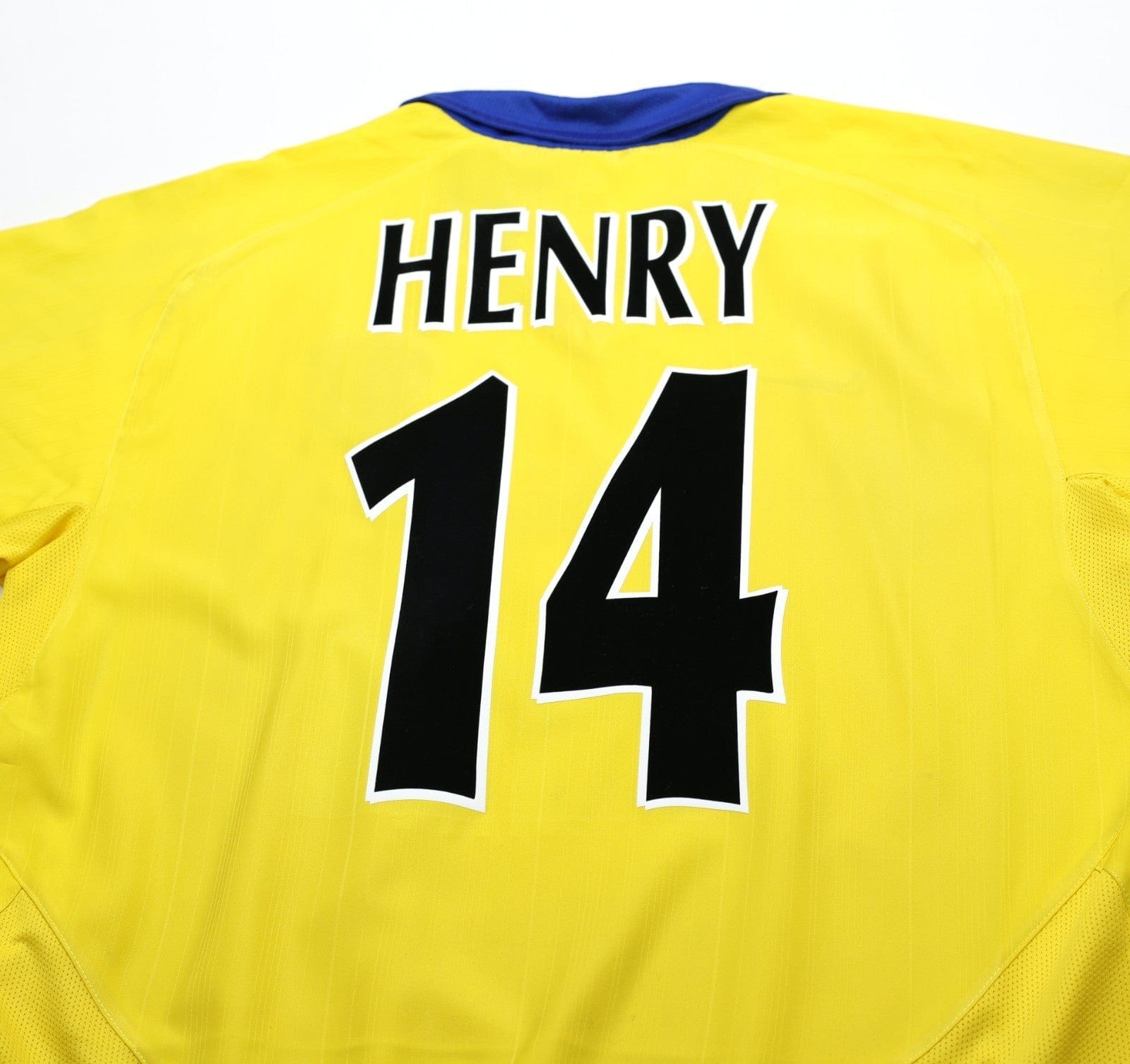 2003/04 HENRY #14 Arsenal Vintage Nike Away Football Shirt (L)
