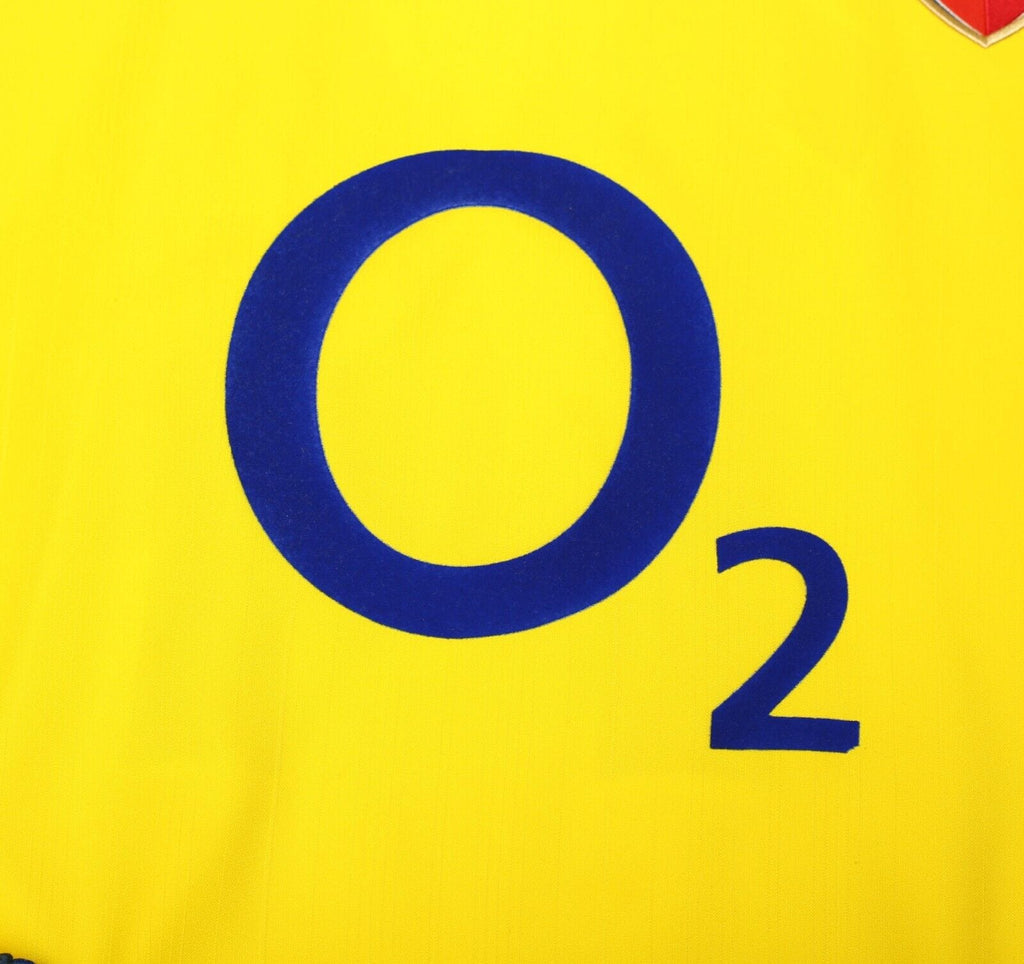 2003/04 HENRY #14 Arsenal Vintage Nike Away Long Sleeve Football Shirt (XL)