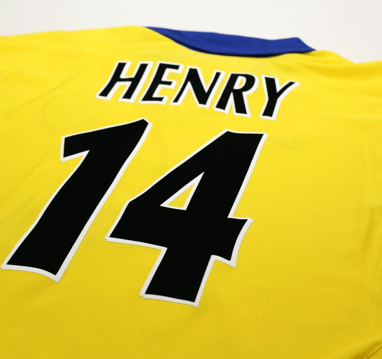 2003/04 HENRY #14 Arsenal Vintage Nike UCL Away Football Shirt Jersey (L)