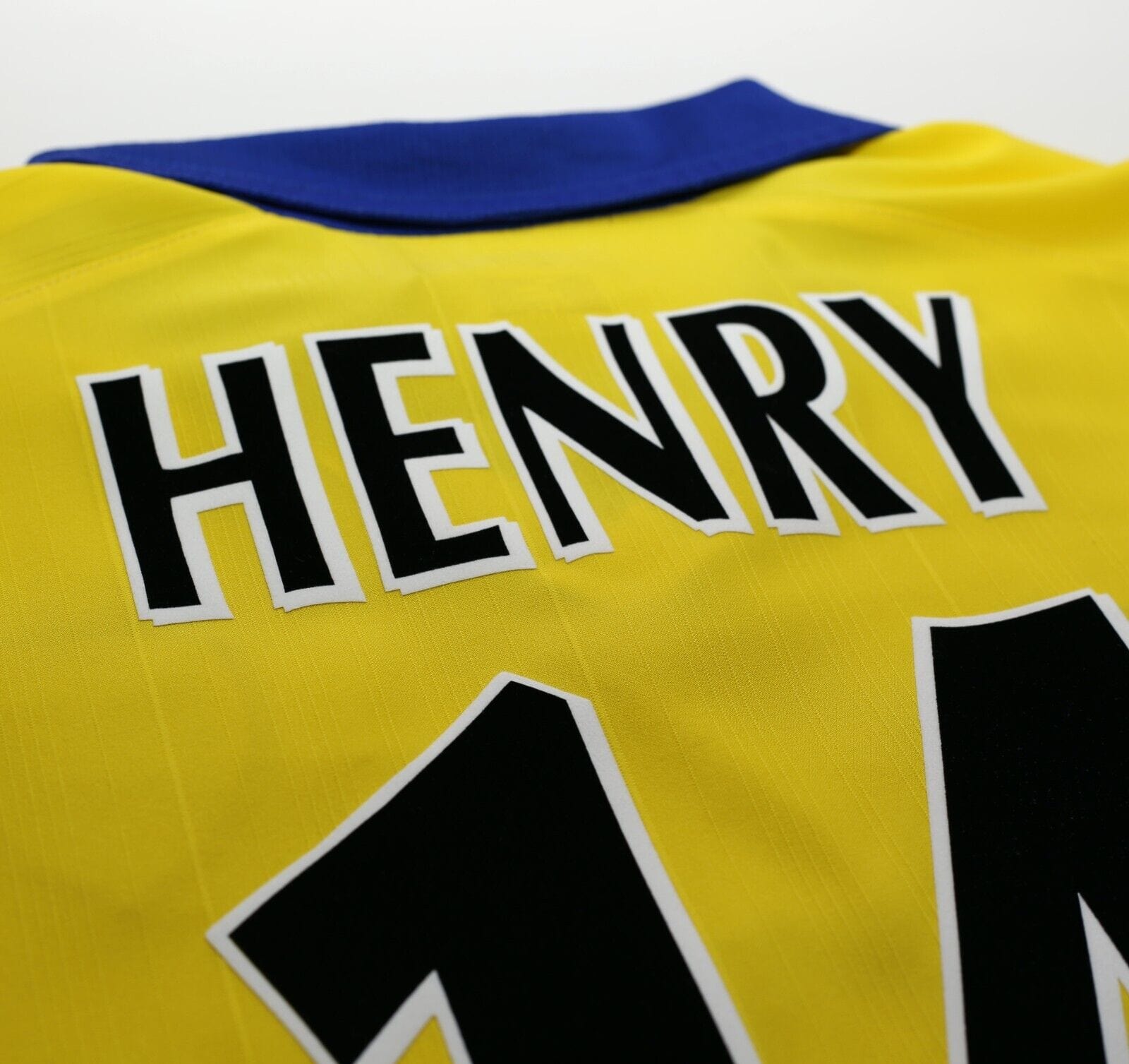 2003/04 HENRY #14 Arsenal Vintage Nike UCL Away Football Shirt Jersey (L)