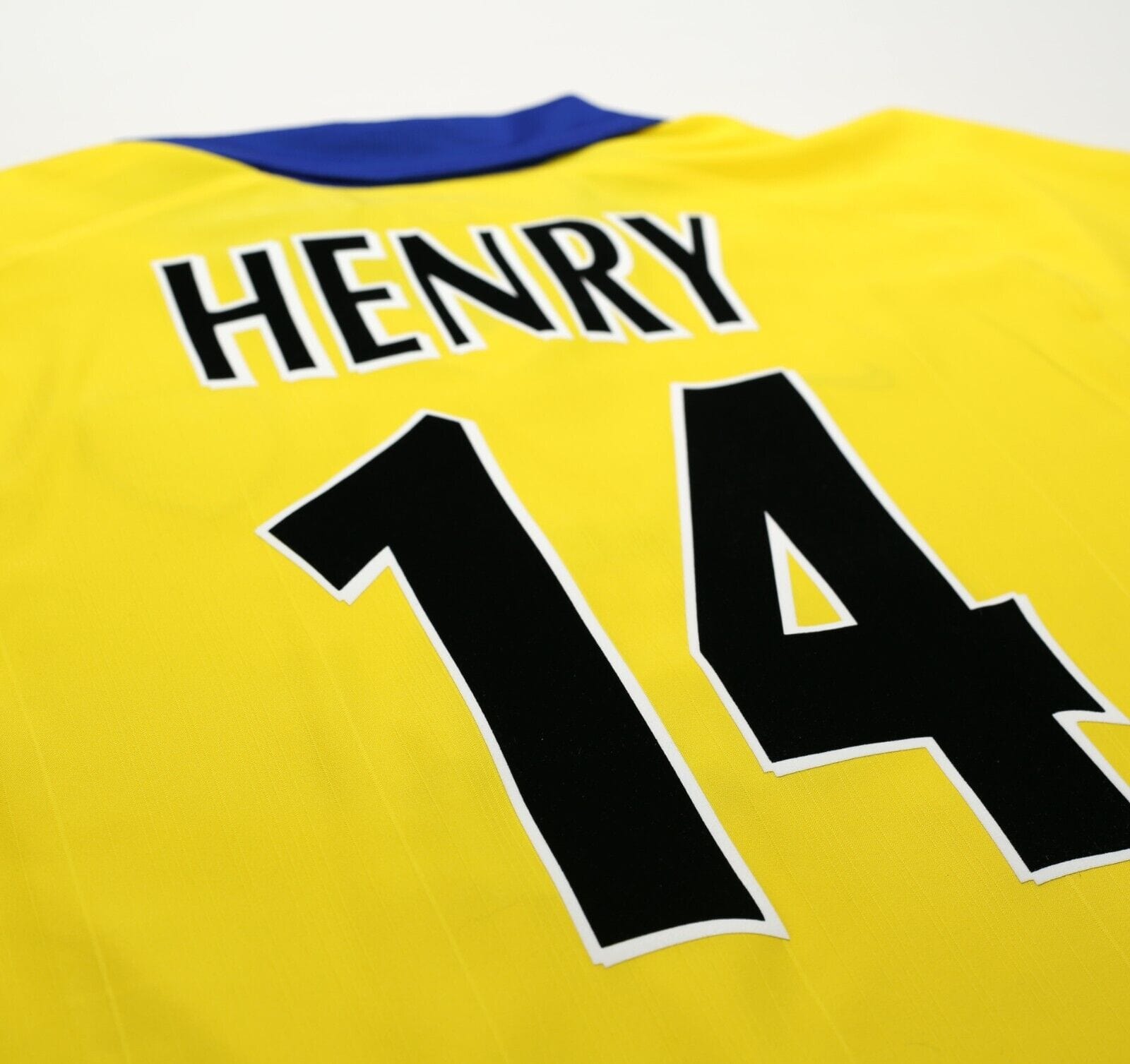 2003/04 HENRY #14 Arsenal Vintage Nike UCL Away Football Shirt Jersey (L)