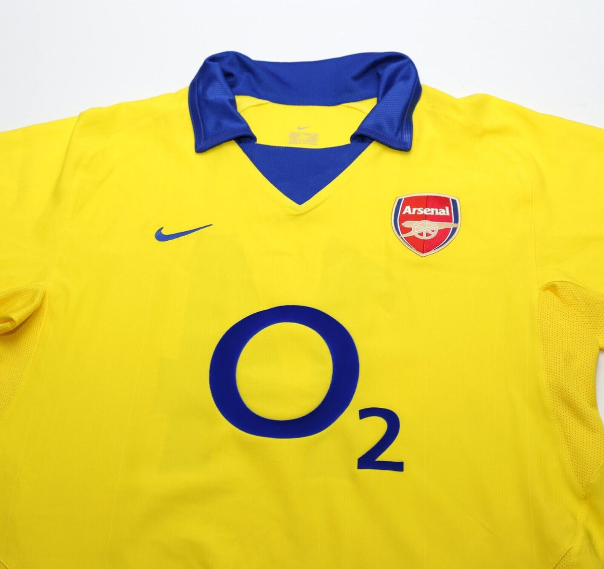 2003/04 HENRY #14 Arsenal Vintage Nike UCL Away Football Shirt Jersey (M)