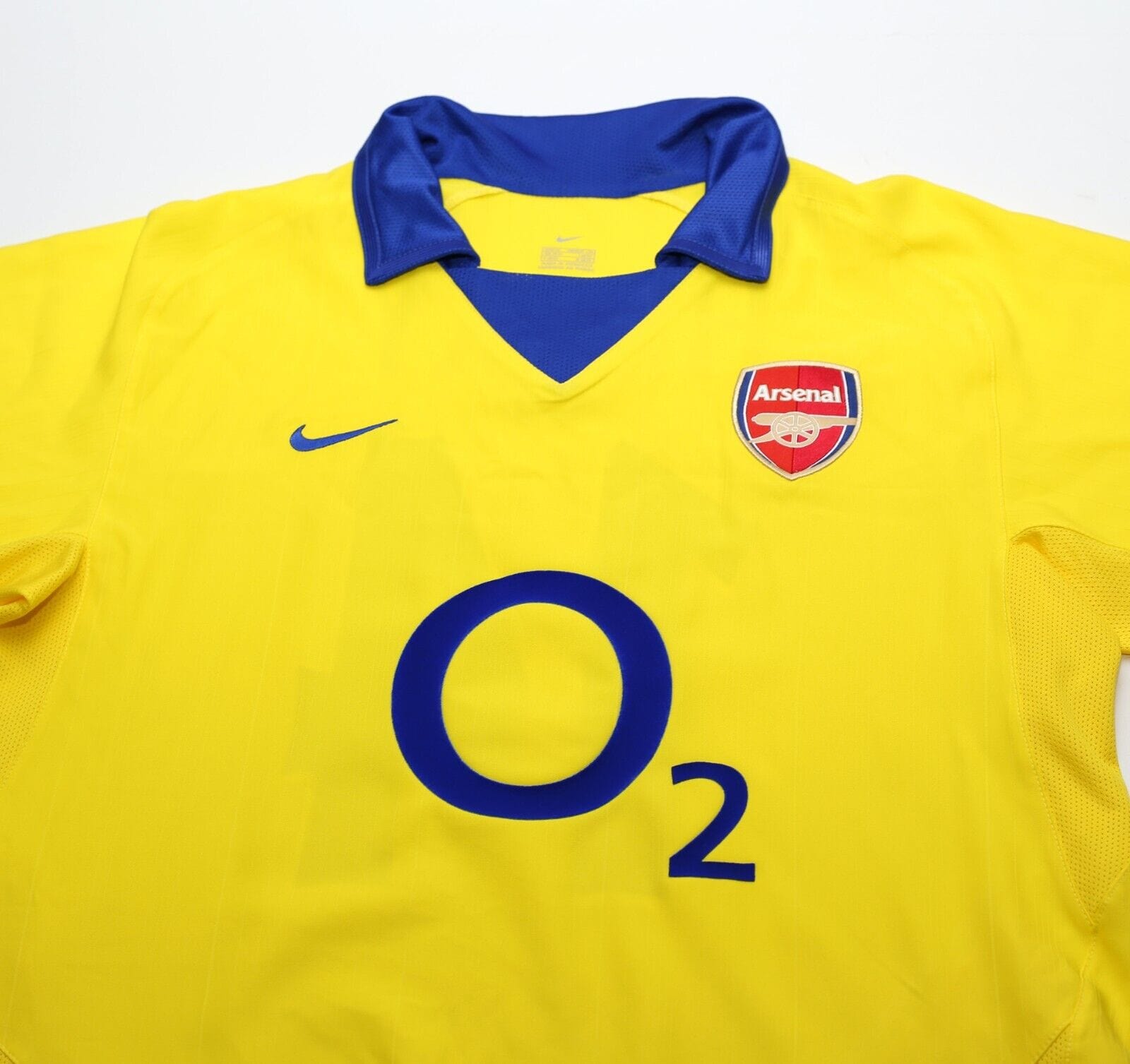 2003/04 HENRY #14 Arsenal Vintage Nike UCL Away Football Shirt Jersey (M)