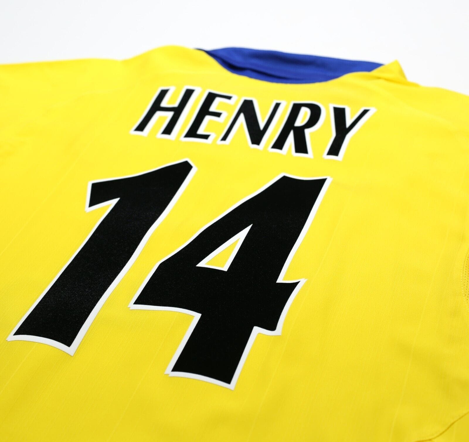 2003/04 HENRY #14 Arsenal Vintage Nike UCL Away Football Shirt Jersey (M)