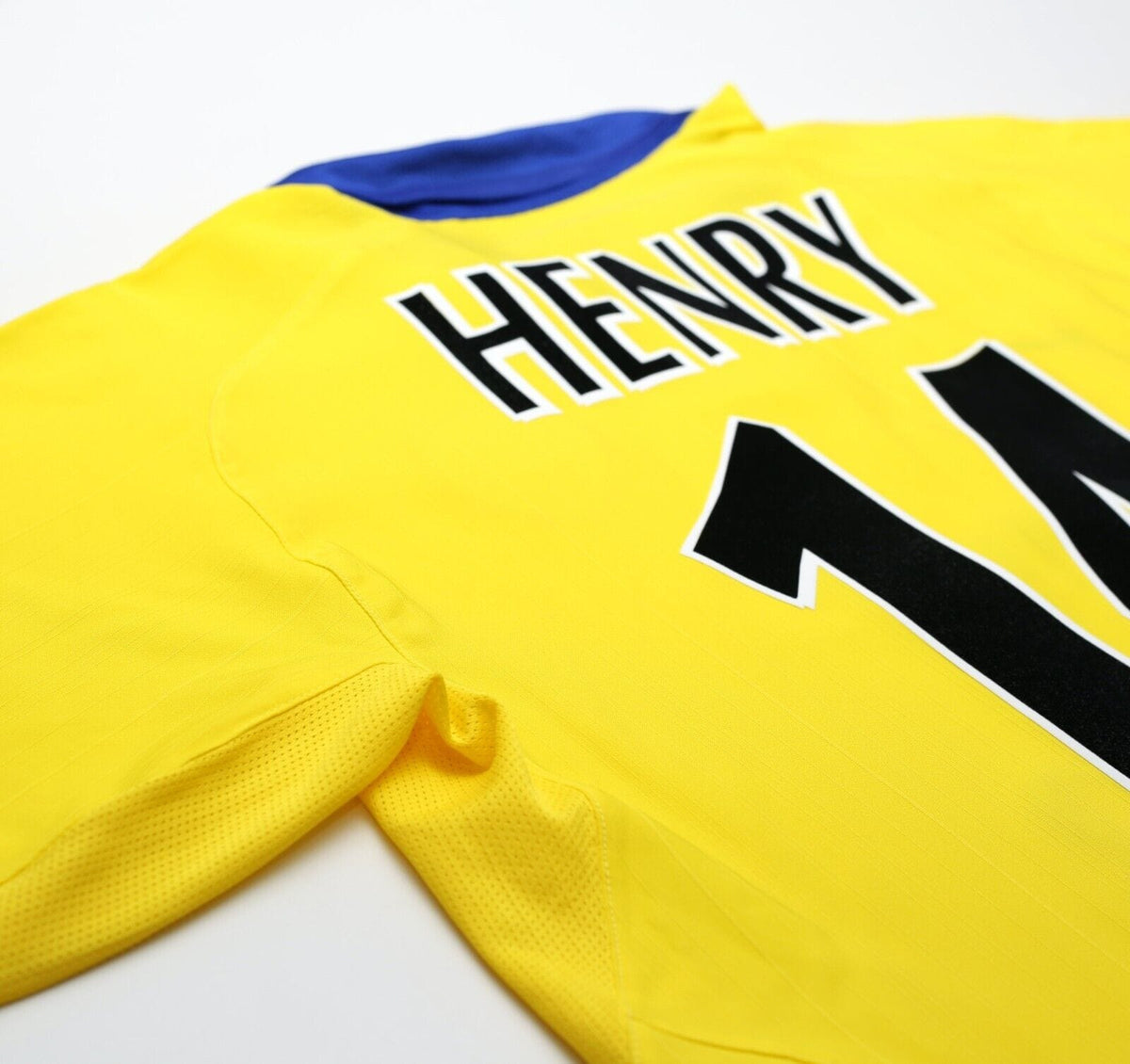 2003/04 HENRY #14 Arsenal Vintage Nike UCL Away Football Shirt Jersey (M)