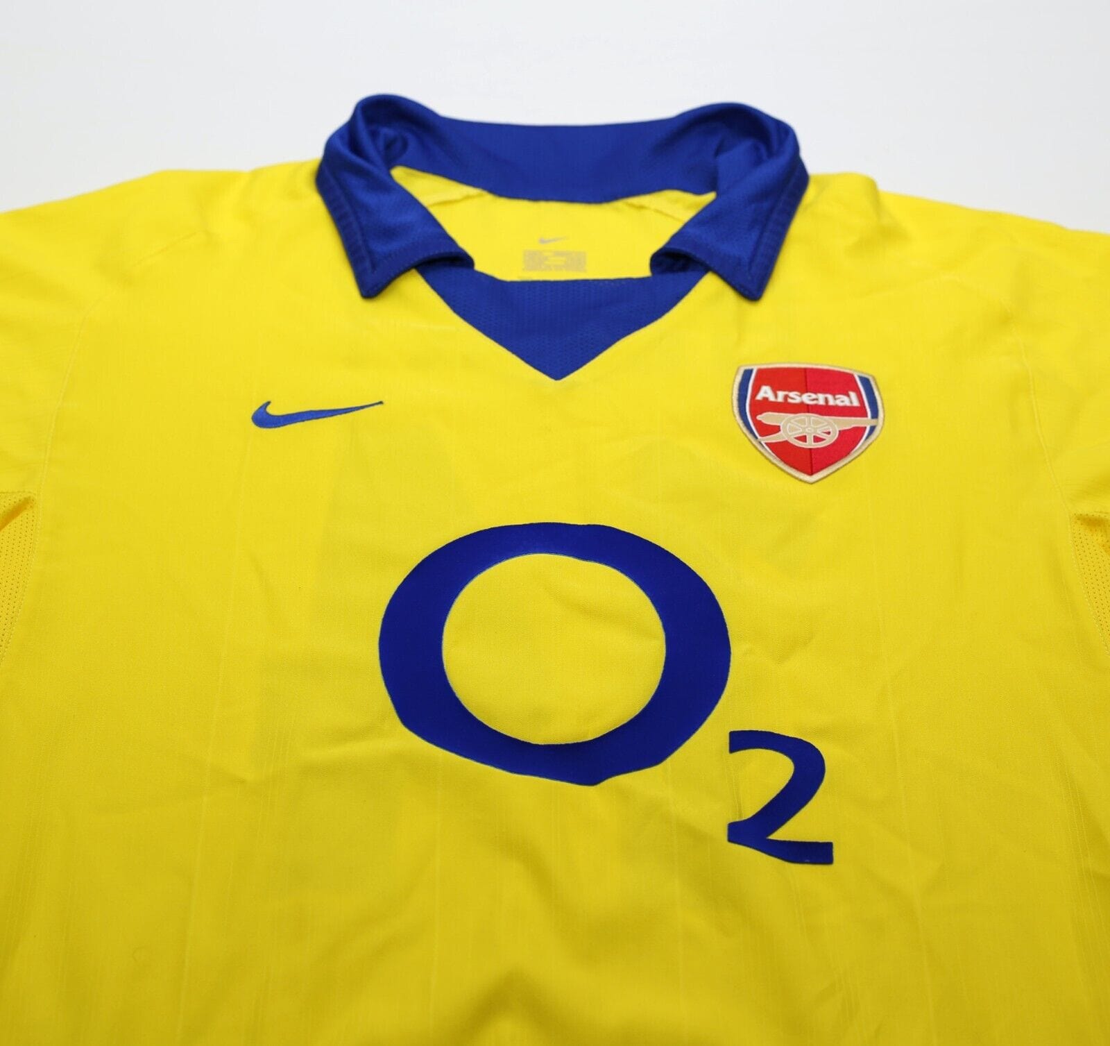 2003/04 HENRY #14 Arsenal Vintage Nike UCL Away Football Shirt Jersey (S)