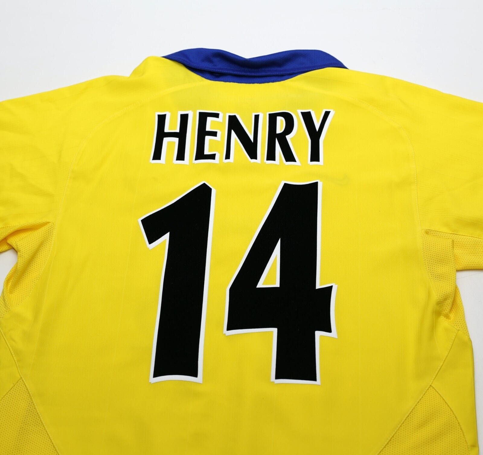 2003/04 HENRY #14 Arsenal Vintage Nike UCL Away Football Shirt Jersey (S)