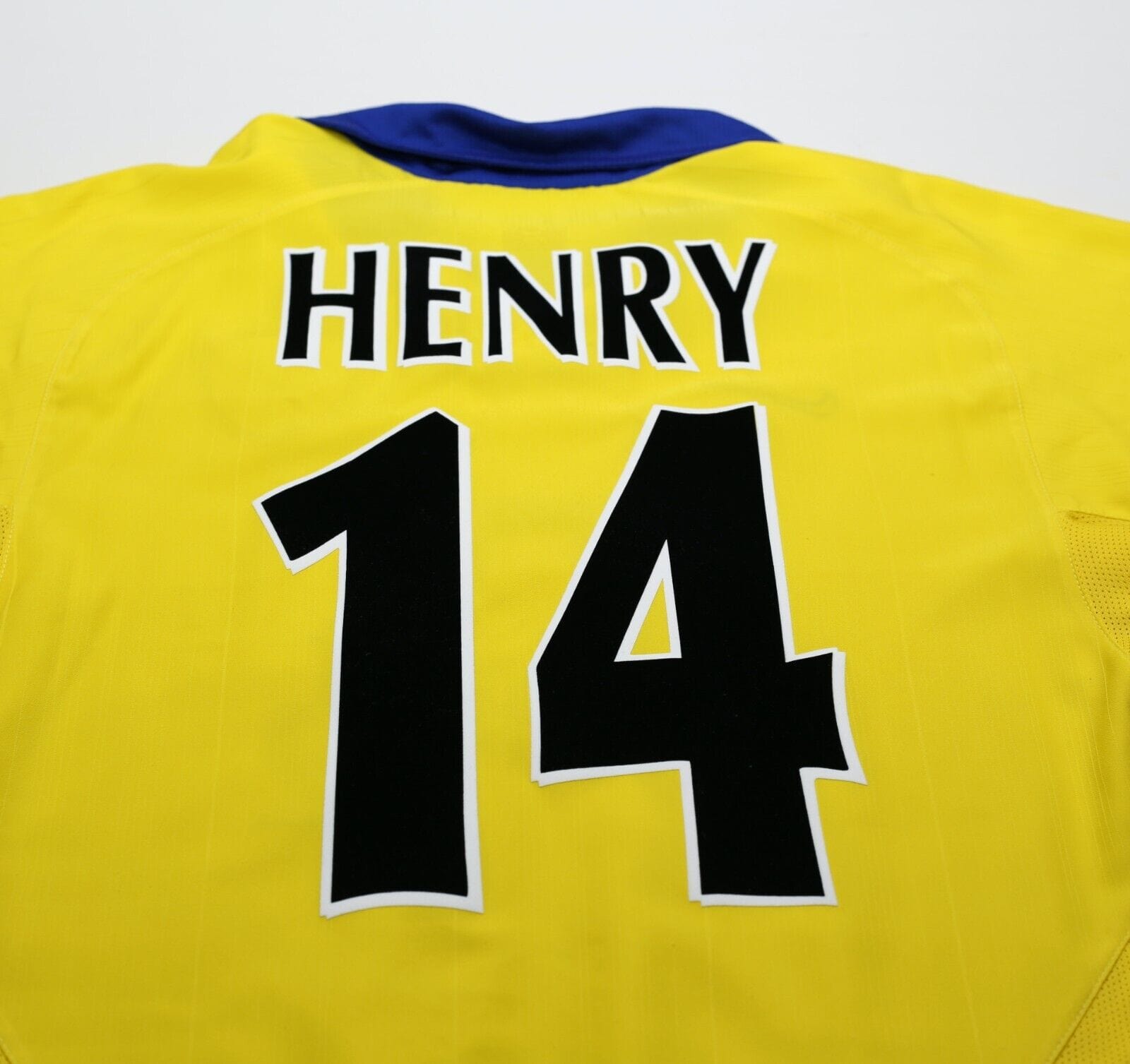 2003/04 HENRY #14 Arsenal Vintage Nike UCL Away Football Shirt Jersey (S)