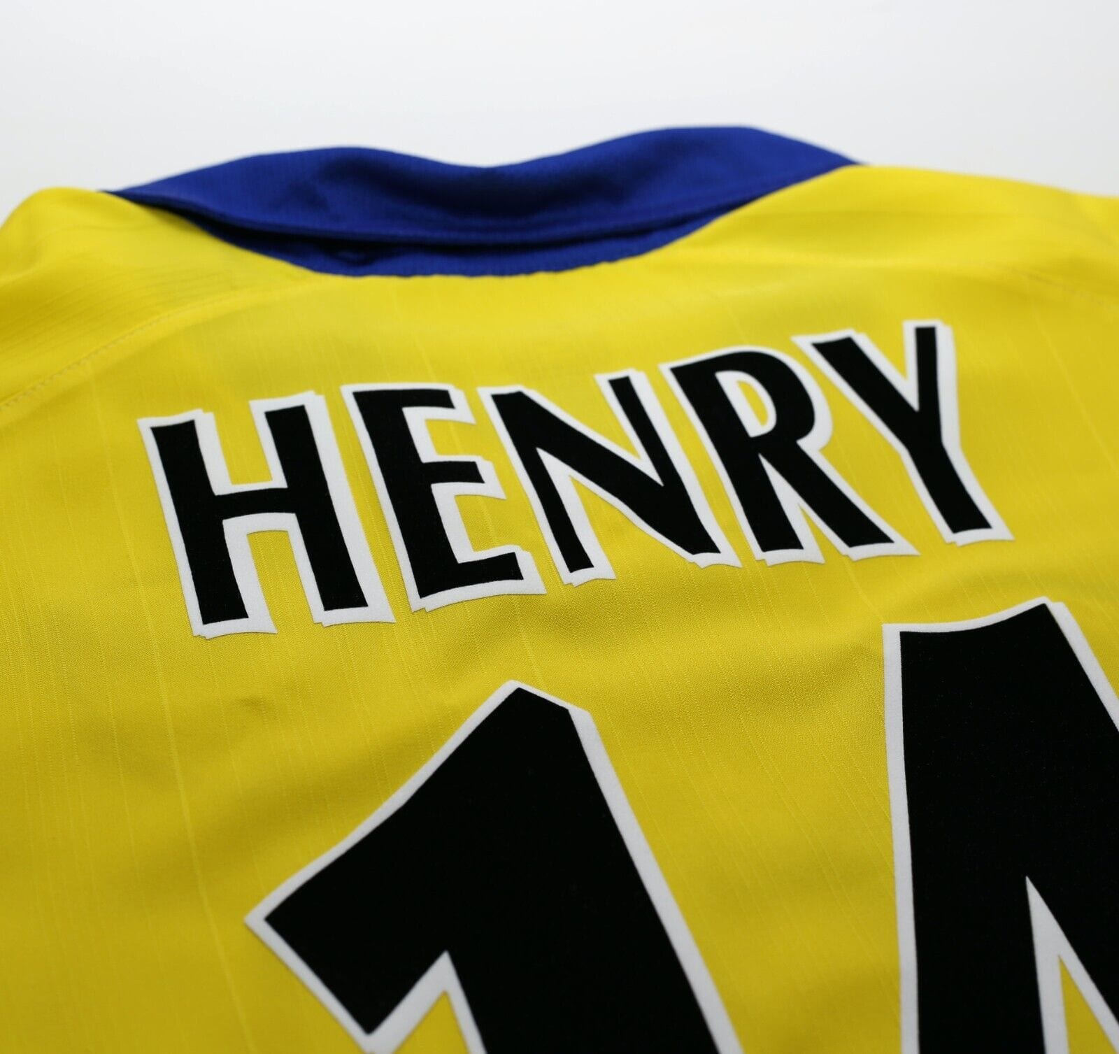 2003/04 HENRY #14 Arsenal Vintage Nike UCL Away Football Shirt Jersey (S)