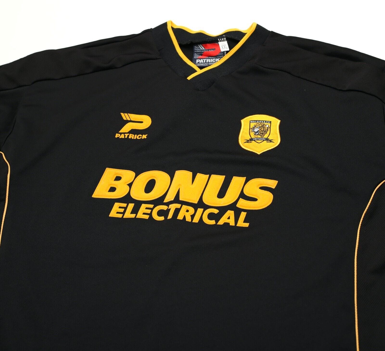 2003/04 HULL CITY Vintage Patrick Away Football Shirt Jersey (XXL)