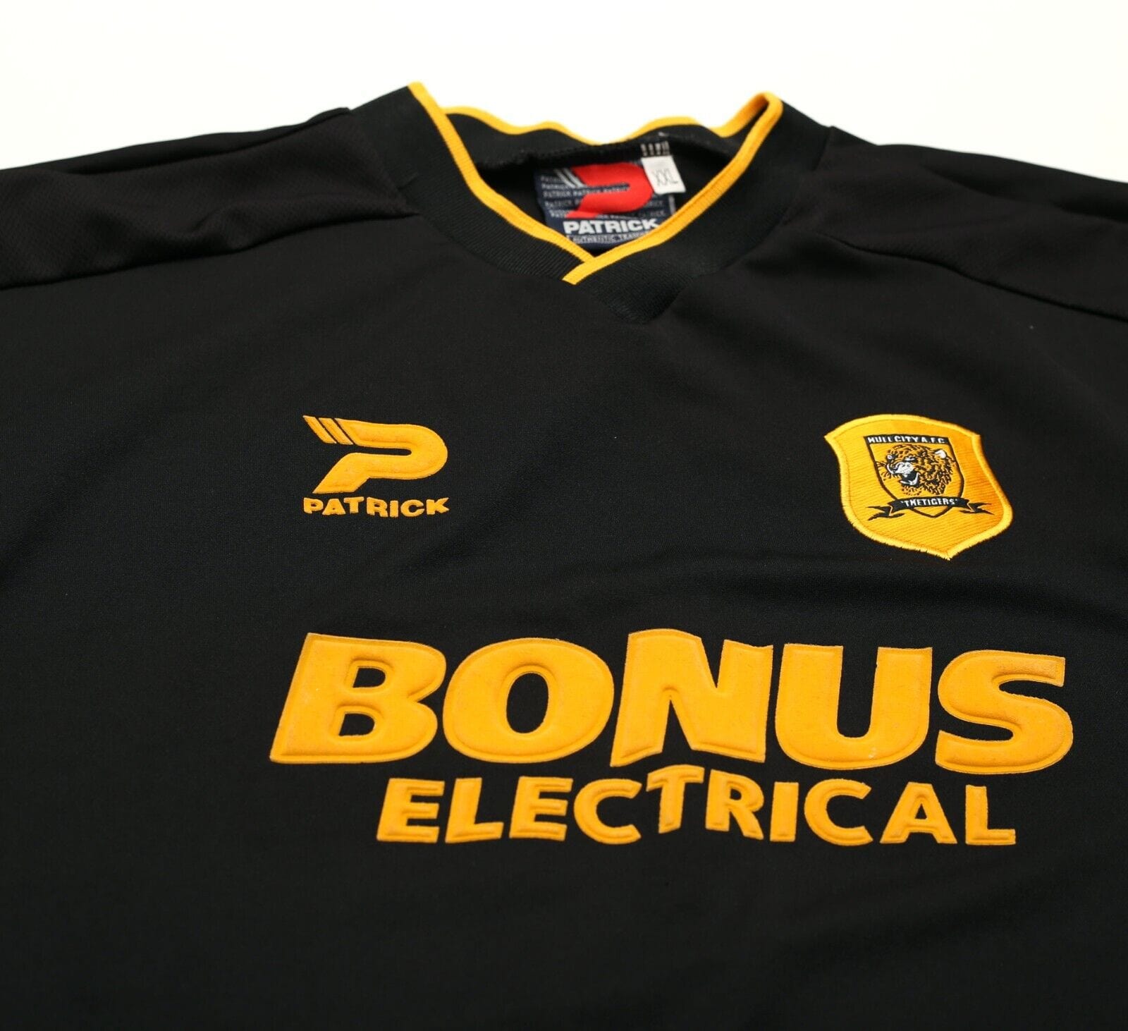 2003/04 HULL CITY Vintage Patrick Away Football Shirt Jersey (XXL)