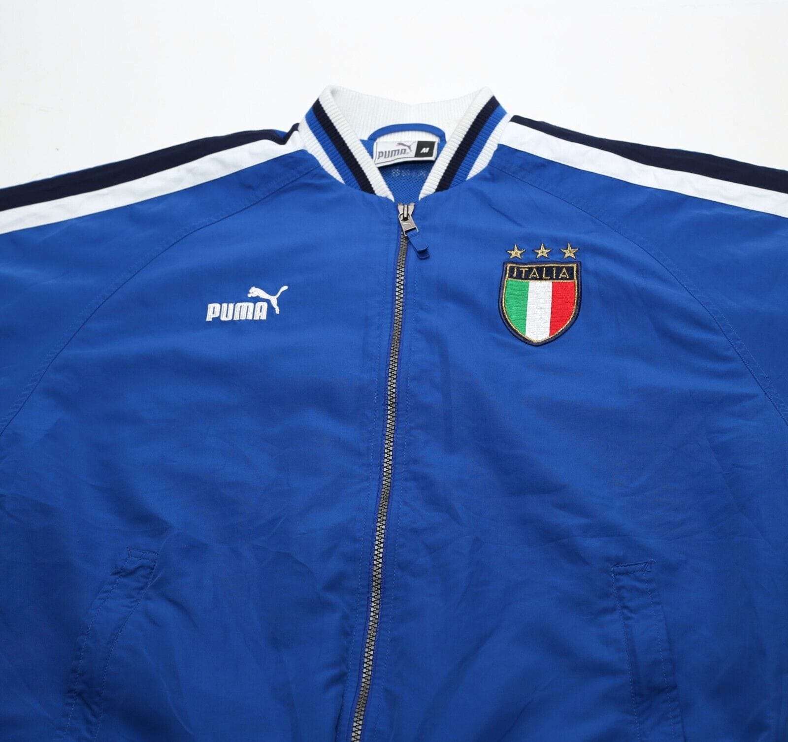 2003/04 ITALY Vintage PUMA KING Football Track Top Jacket (M) Euro 2004