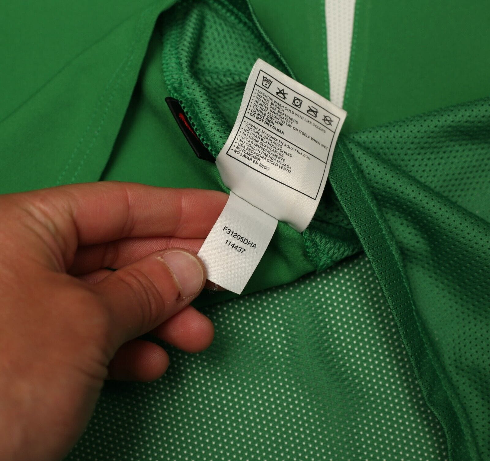 2003/04 J. BORGETTI #9 Mexico Vintage Nike Home Football Shirt (L)