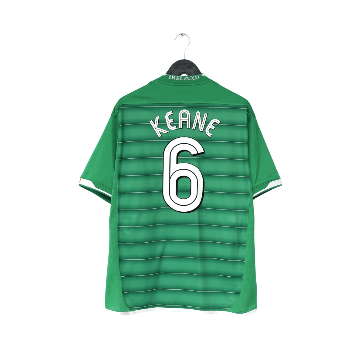 2003/04 KEANE #6 Ireland Vintage Umbro Home Football Shirt (L)