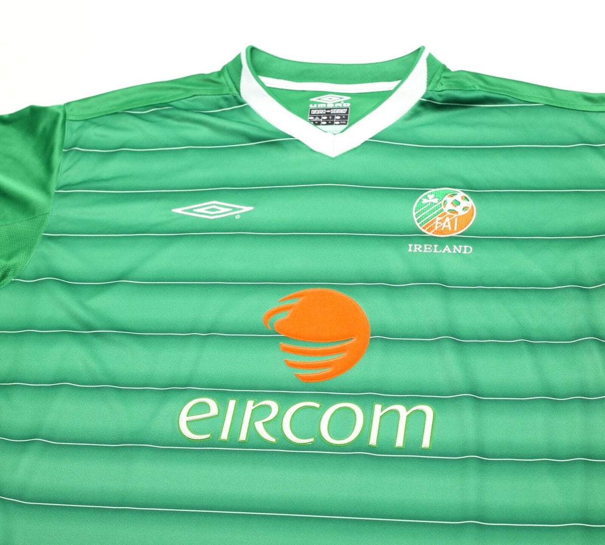 2003/04 KEANE #6 Ireland Vintage Umbro Home Football Shirt (XL)