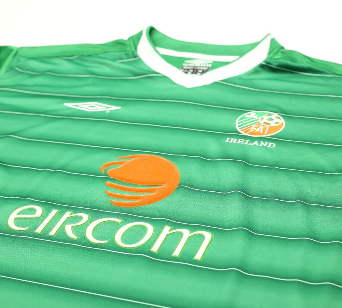 2003/04 KEANE #6 Ireland Vintage Umbro Home Football Shirt (XL)