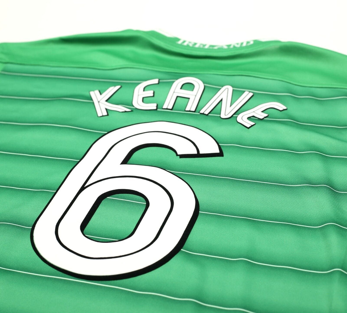 2003/04 KEANE #6 Ireland Vintage Umbro Home Football Shirt (XL)