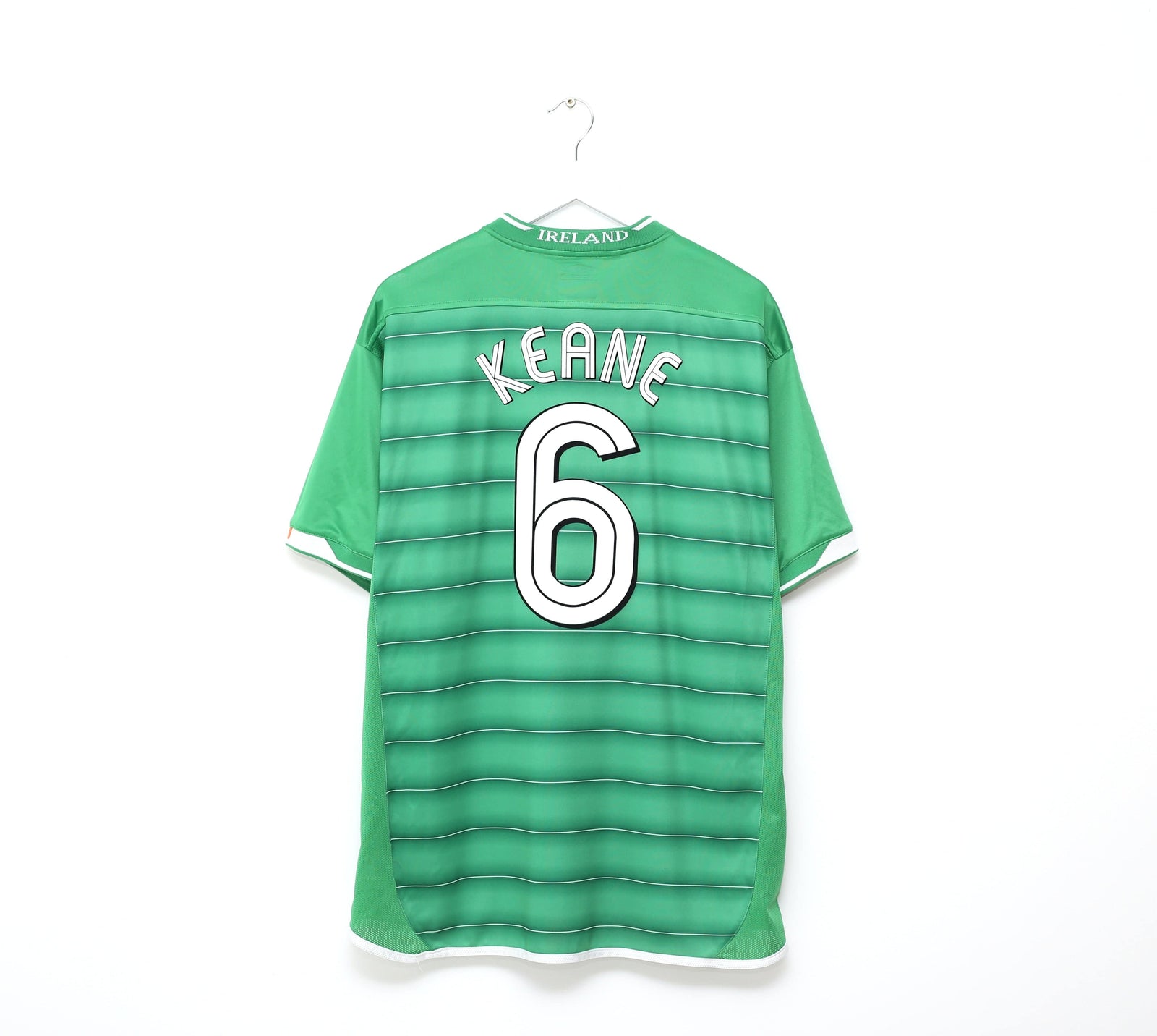 2003/04 KEANE #6 Ireland Vintage Umbro Home Football Shirt (XL)