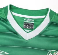 2003/04 KEANE #6 Ireland Vintage Umbro Long Sleeve Home Football Shirt (L)