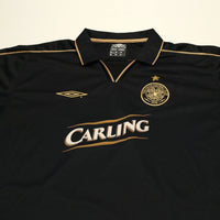 2003/04 Larsson #7 Celtic Vintage Umbro European Away Football Shirt (L)