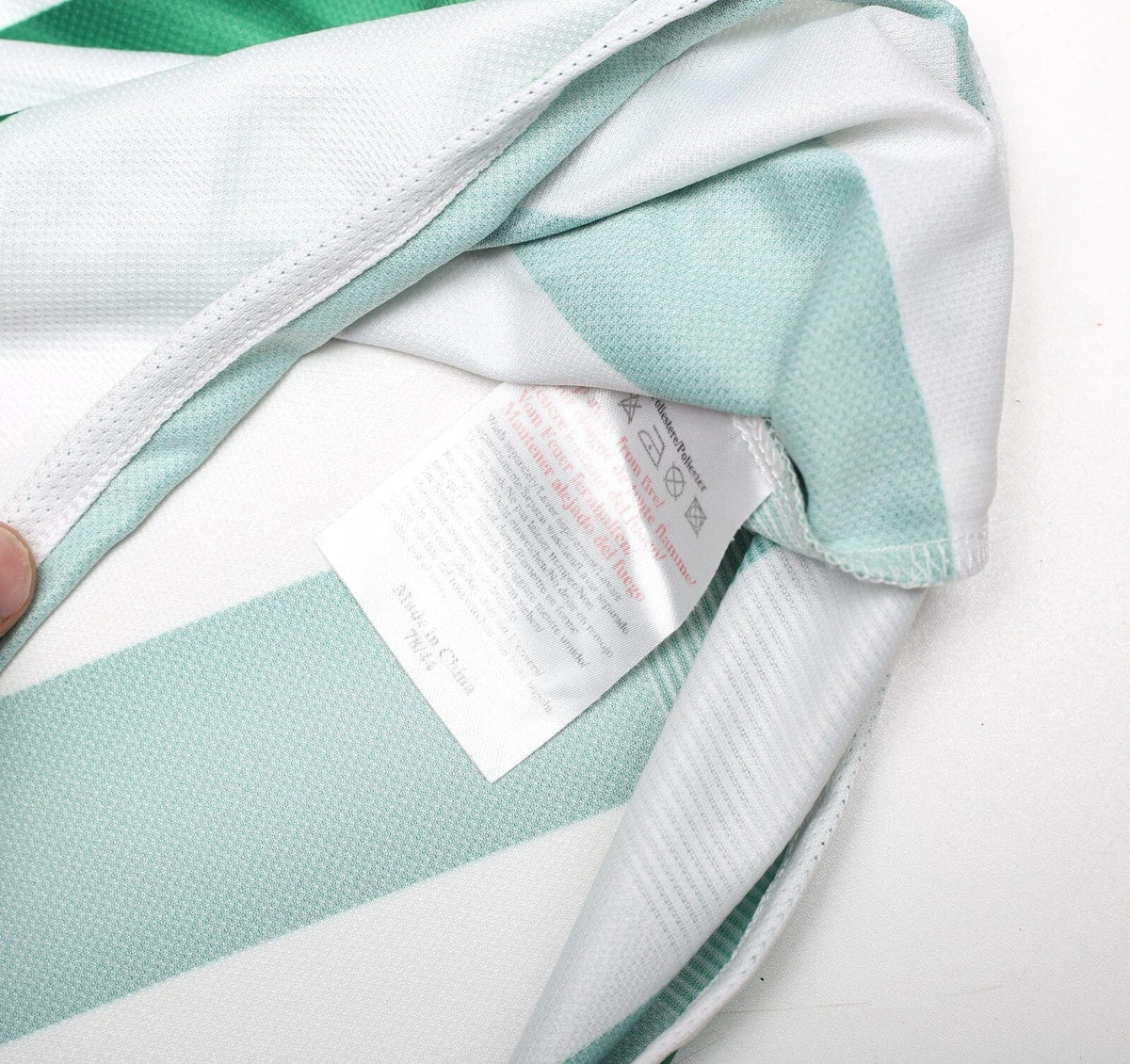 2003/04 LARSSON #7 Celtic Vintage Umbro European Home Football Shirt (L)