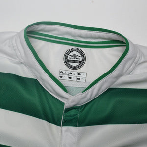 2003/04 Larsson #7 Celtic Vintage Umbro European Home Football Shirt (L)