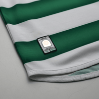 2003/04 Larsson #7 Celtic Vintage Umbro European Home Football Shirt (M)
