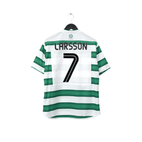 2003/04 Larsson #7 Celtic Vintage Umbro European Home Football Shirt (M)