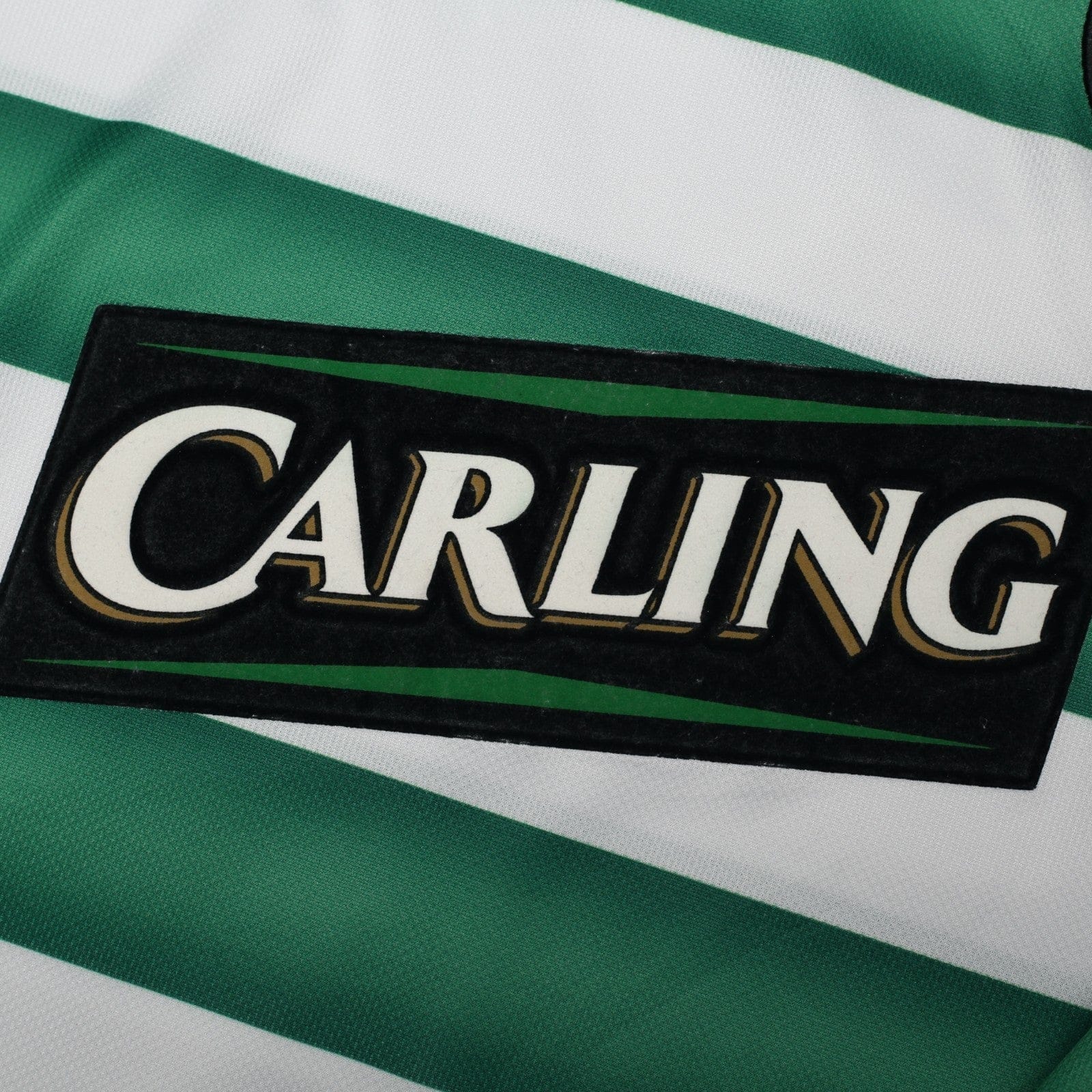 2003/04 Larsson #7 Celtic Vintage Umbro European Home Football Shirt (M)