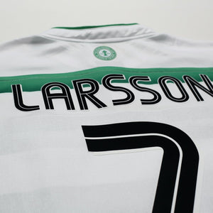 2003/04 Larsson #7 Celtic Vintage Umbro European Home Football Shirt (M)