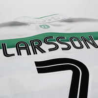 2003/04 Larsson #7 Celtic Vintage Umbro European Home Football Shirt (XL)