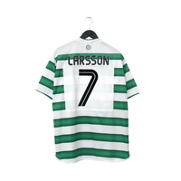 2003/04 Larsson #7 Celtic Vintage Umbro European Home Football Shirt (XL)