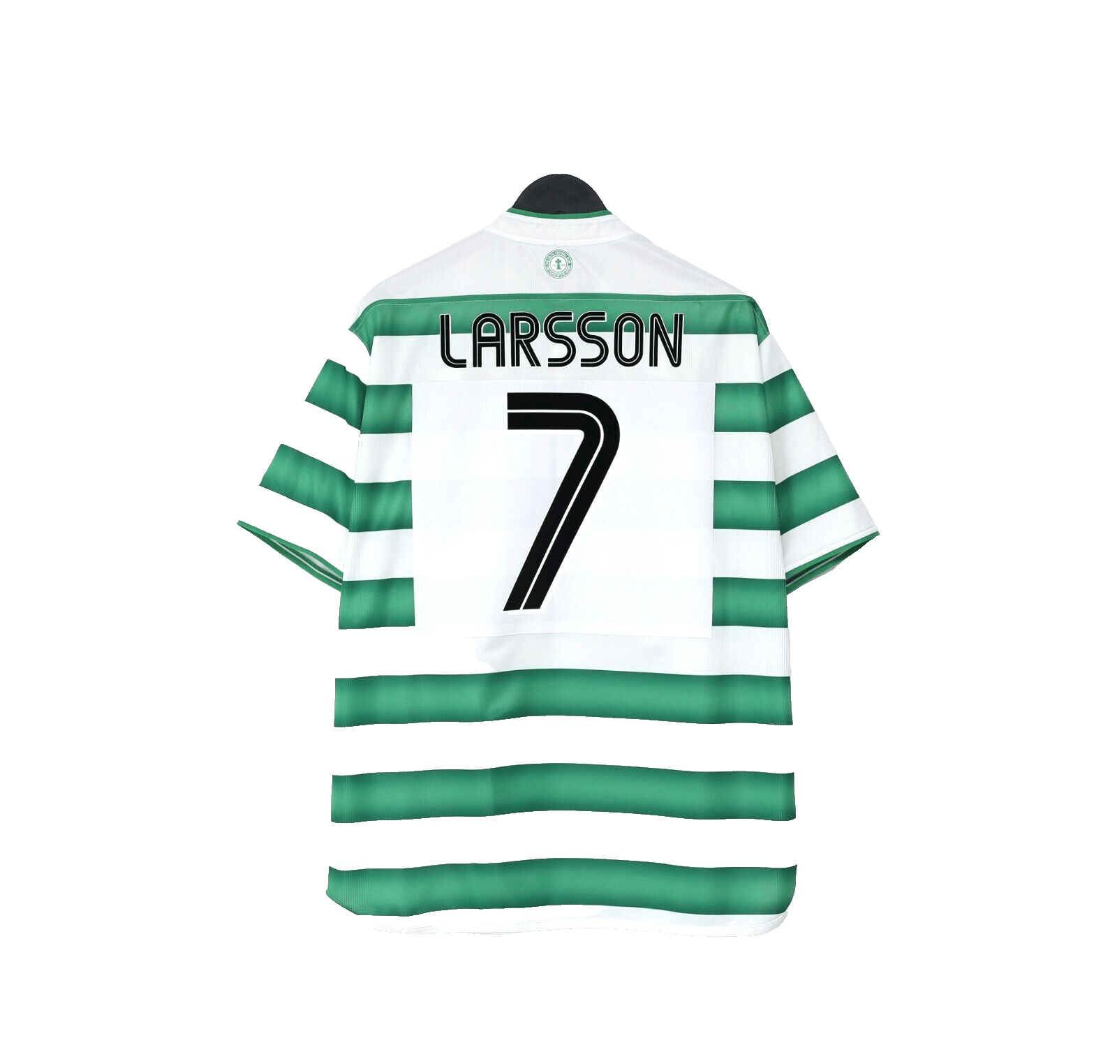 2003/04 Larsson #7 Celtic Vintage Umbro European Home